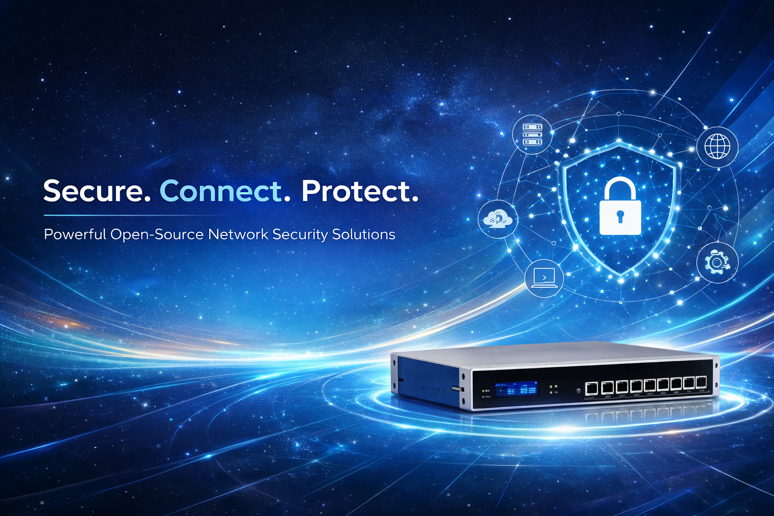 Netgate Authorized MSP Singapore | ShivinTech Network Security Solutions Netgate firewall appliance with pfSense Plus showcasing enterprise network security, VPN, and cloud connectivity solutions by ShivinTech Singapore